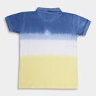 Boys' 100% Cotton Half Sleeves T-Shirt , Mid Blue, small image number null