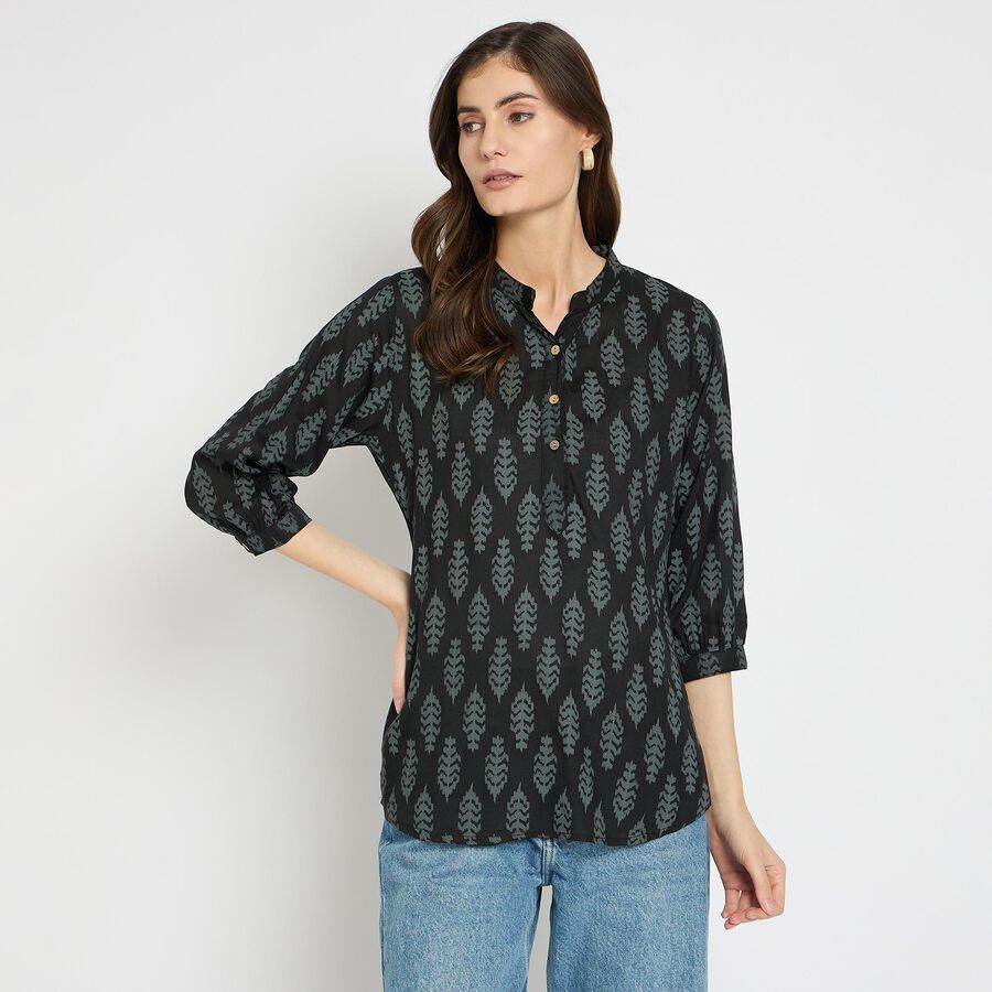 Ladies' Kurti , Black, large image number null