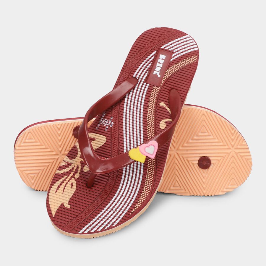 Ladies' Slipper, मरून, large image number null