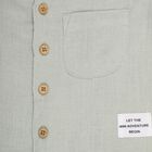 Infant Boys' 100% Cotton Baba Suit, हल्का हरा, small
