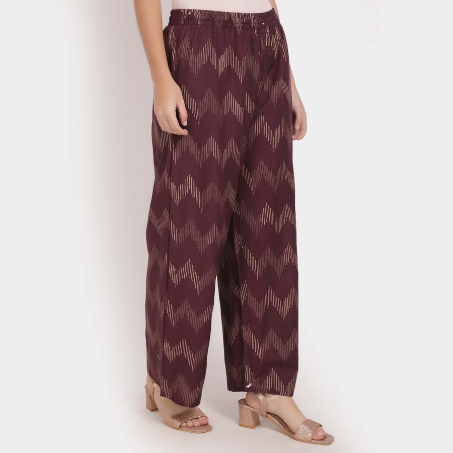 Printed Palazzo, Purple, large image number null