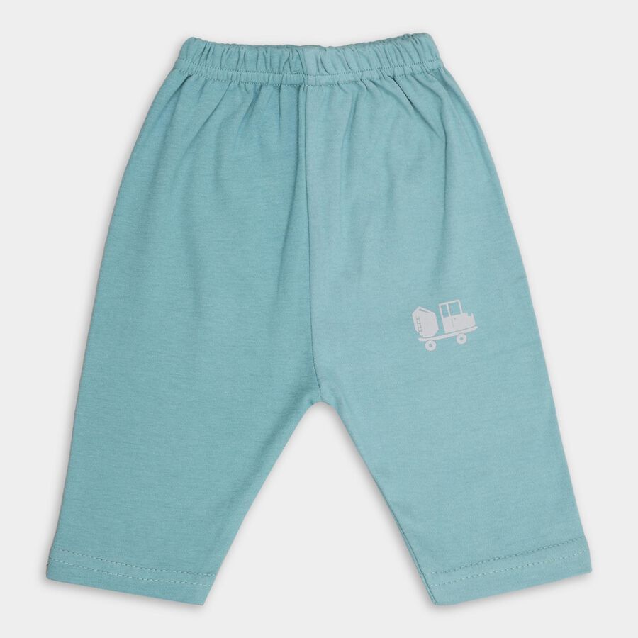Infants' 100% Cotton Pyjama , मिश्रित हल्का ग्रे, large