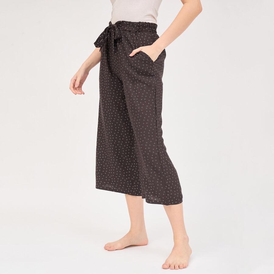 Ladies' Flared Capri, Brown, large image number null