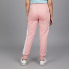 Girls' Soft Pink Sporty Side Panel Winter Pyjama, गुलाबी, small image number null