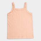 Girls' 100% Cotton Vest (Pack of 2), Peach, small image number null