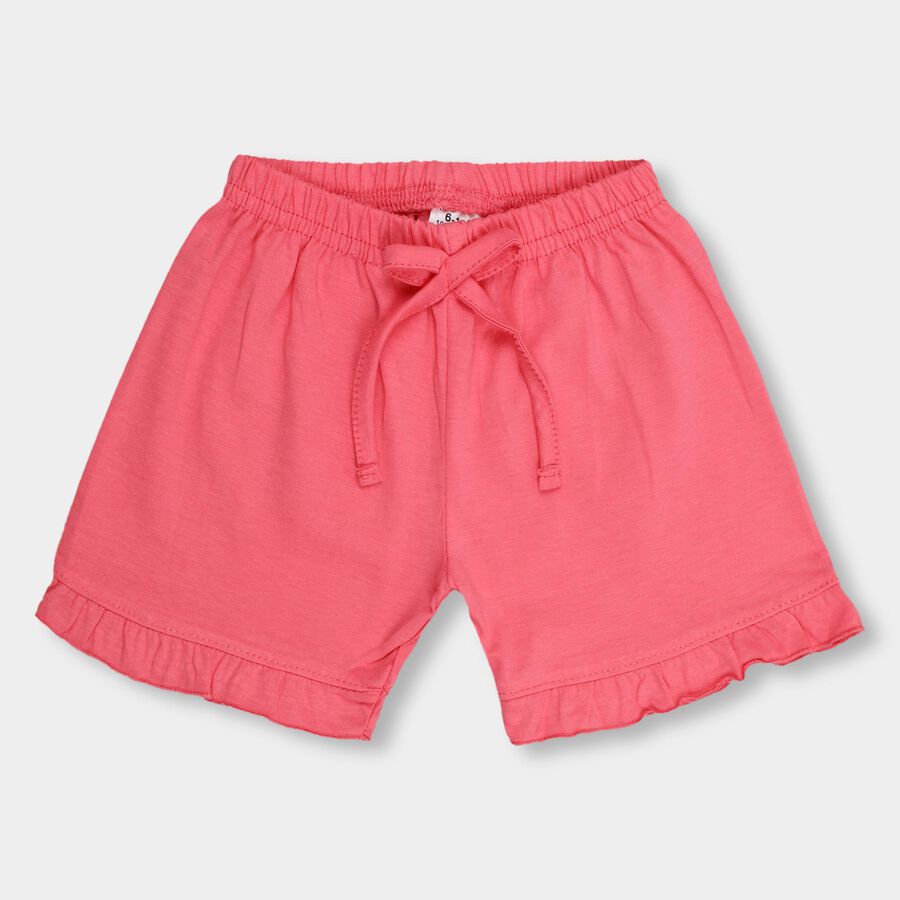 Infants' 100% Cotton Half Pant , Pink, large