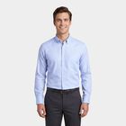 Men's Light Blue Spread Collar Classic Formal Shirt, हल्का नीला, small