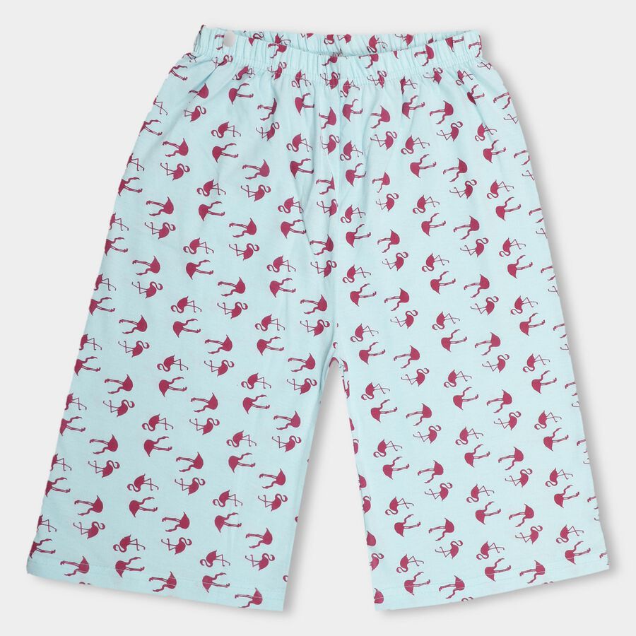 Girls' Pull Ups Capri, एक्वा, large image number null