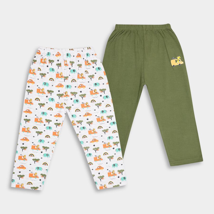 Infants' 100% Cotton Pyjama, Olive, large image number null