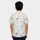 Boys Off-White Cotton Classic Casual Shirt, Off White, small