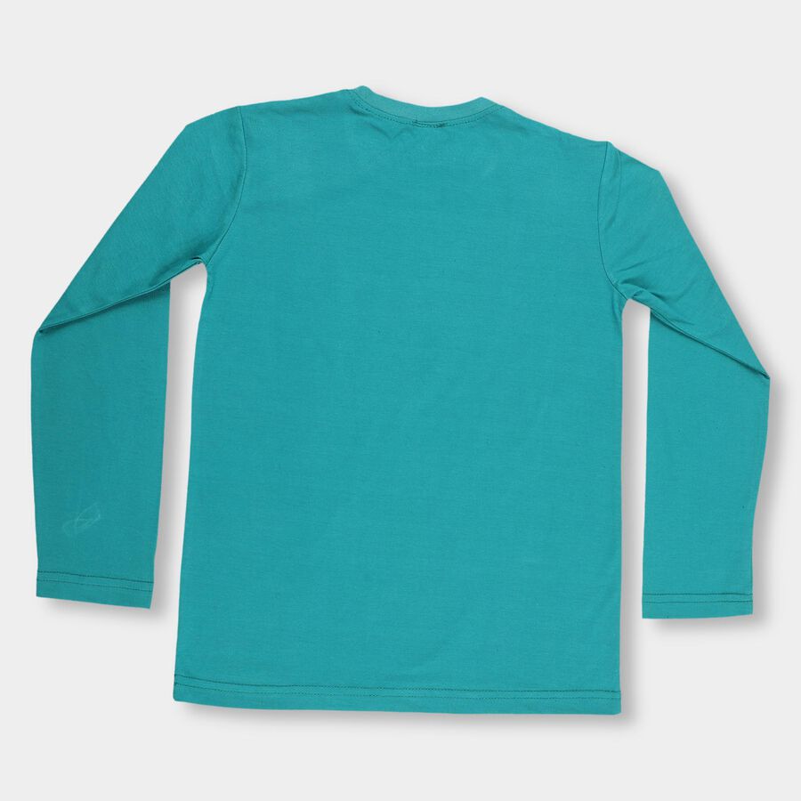 Boys' T-Shirt , गहरा हरा, large image number null