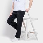 Ladies' 100% Cotton Jeans , Black, small image number null