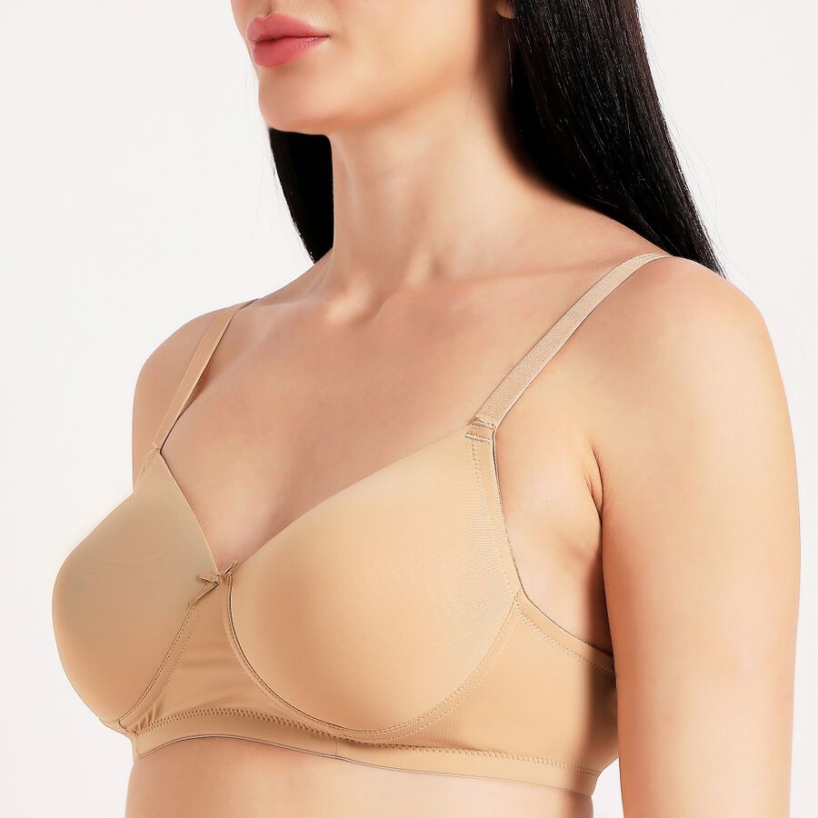 Ladies' Padded Bra, Khaki, large image number null
