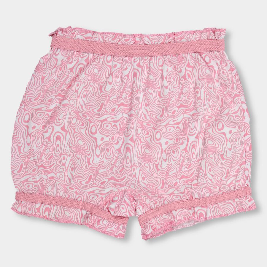 Girls' 100% Cotton Basic Bloomer, Light Pink, large image number null