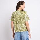 Ladies' 100% Cotton Round Neck T-Shirt, हल्का हरा, small