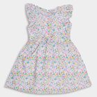 Girls' 100% Cotton Frock , ऑफ व्हाइट, small image number null