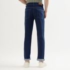 Women's Deep Midnight Navy Blue Straight Fit Classic Jeans, Mid Blue, small image number null
