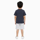 Boys' Knit Baba Suit, Navy Blue, small image number null