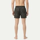 Men's Black Classic Fit Printed Boxers, Black, small