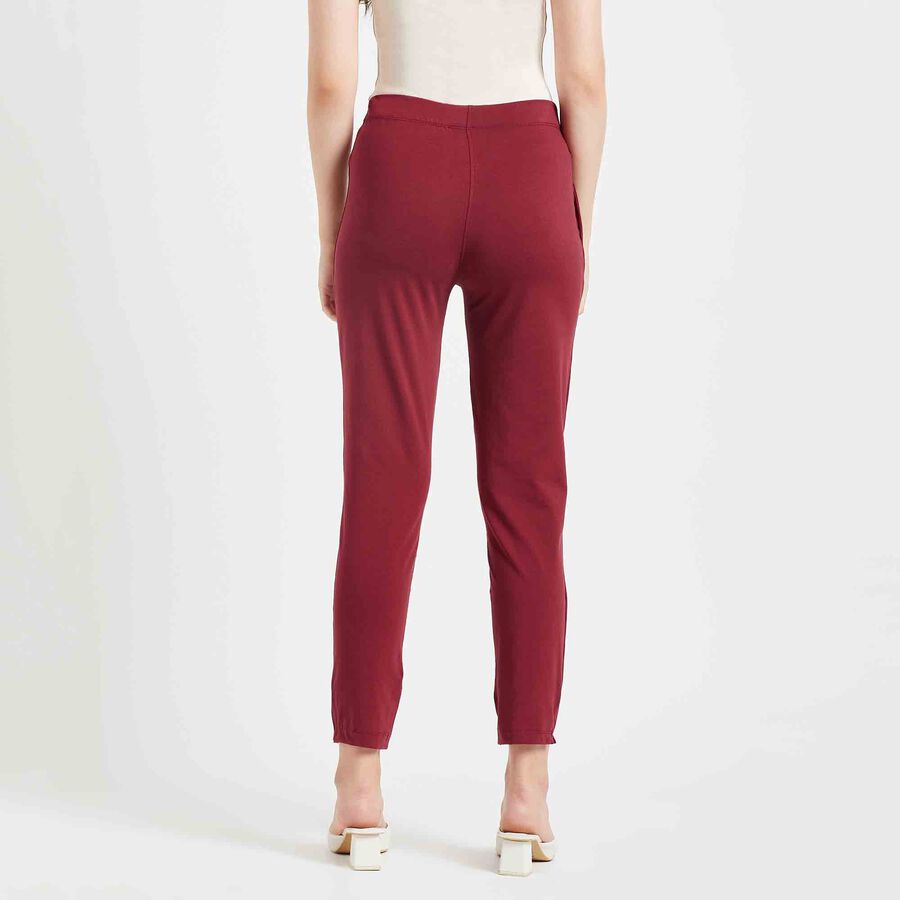 Solid Churidar, Maroon, large image number null