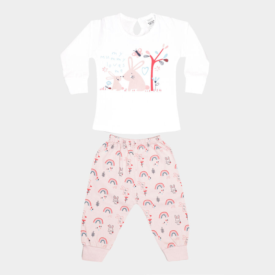 Infants Cotton Hipster Set, White, large image number null