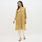 Ladies'Kurta, पीला, small image number null