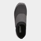 Men Solid Slip-On Sports Shoes, Black, small image number null