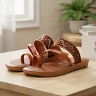 Ladies' Sandal, Tan, small