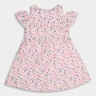 Girl's Cotton Frock, ऑफ व्हाइट, small image number null