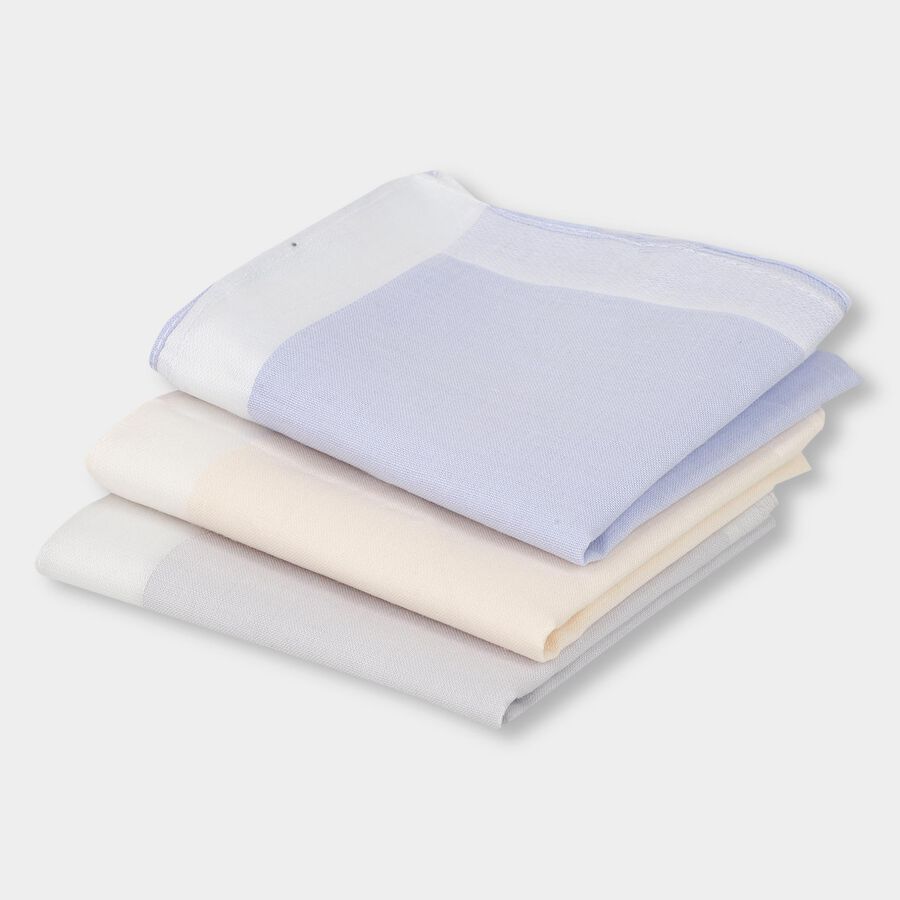 Men's Basic Hanky , Light Blue, large image number null