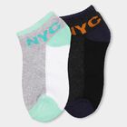 Boys' Socks (Pack of 2), Melange Light Grey, small image number null