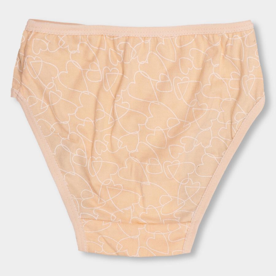 Girls' 100% Cotton Panty , Peach, large image number null
