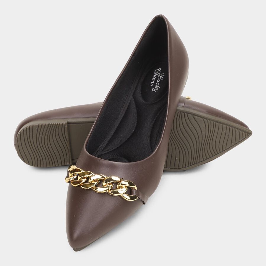 Ladies' Casual Shoes, Brown, large image number null
