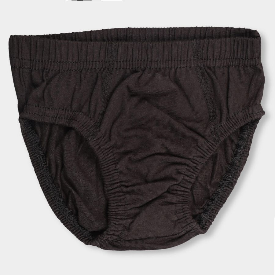 Boys' 100% Cotton V-Cut Briefs , Brown, large image number null