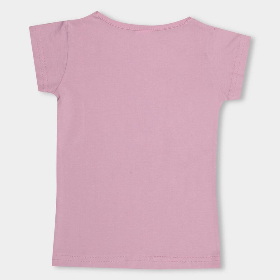 Girls' 100% Cotton T-Shirt, Lilac, large image number null