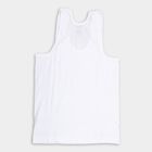 Boys' 100% Cotton Vest (Pack of 2), White, small image number null