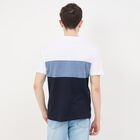 Men's Navy Blue Round Neck Casual T-Shirt, Navy Blue, small