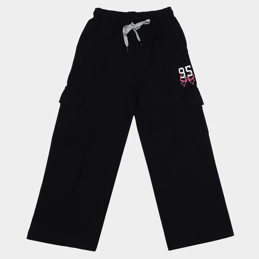 Girls' Pyjama, Black, large