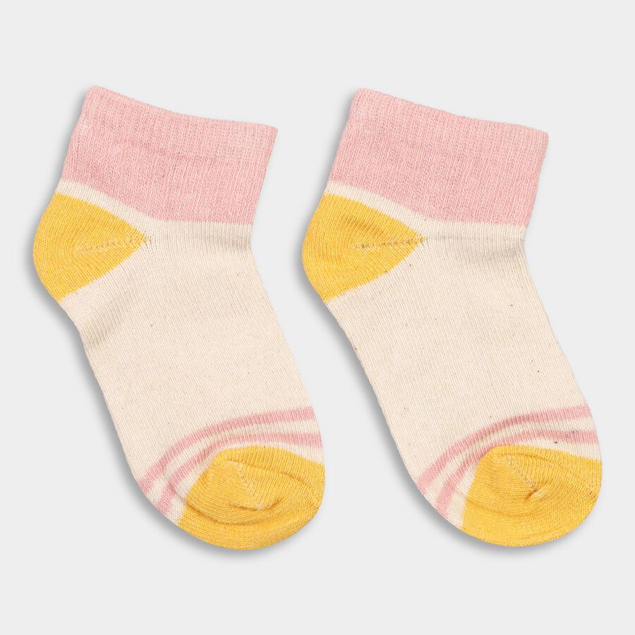 Girls' Socks , Light Pink, large