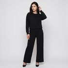 Women's Black Track suit, Black, small