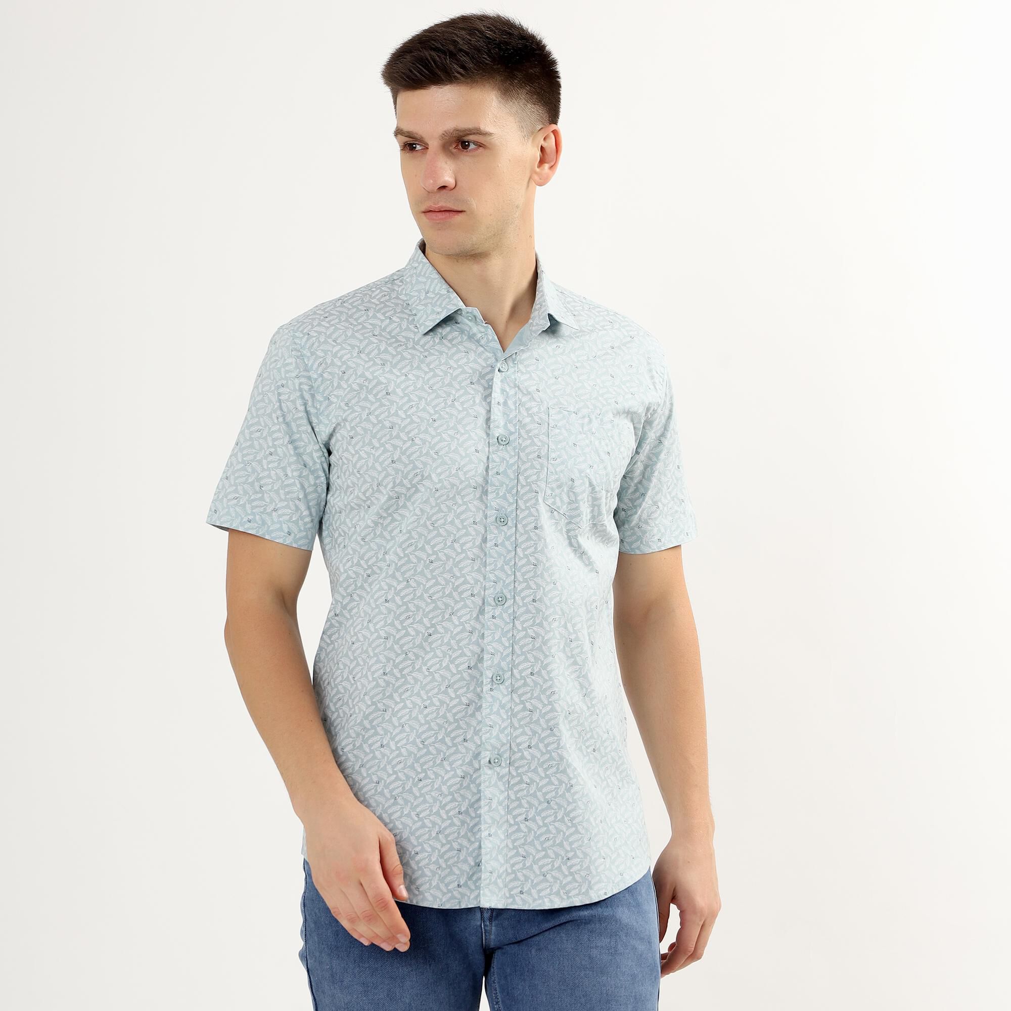 Driftwood Men's 100% Cotton Regular Collar Casual Shirt | Vishal