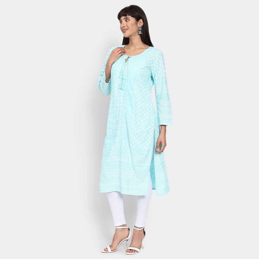 Ladies' Kurta , Aqua, large image number null