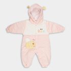 Infant Pink and White Hooded Casual Hipster Set, Light Pink, small