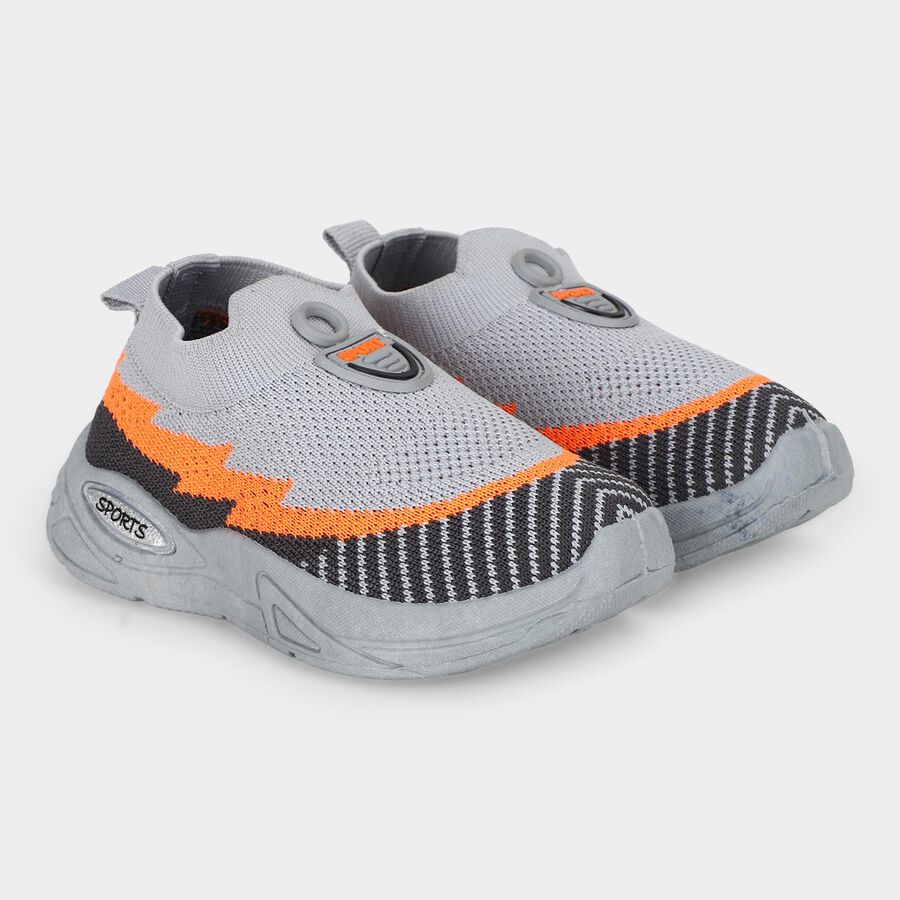 Boys' Shoes, ग्रे, large