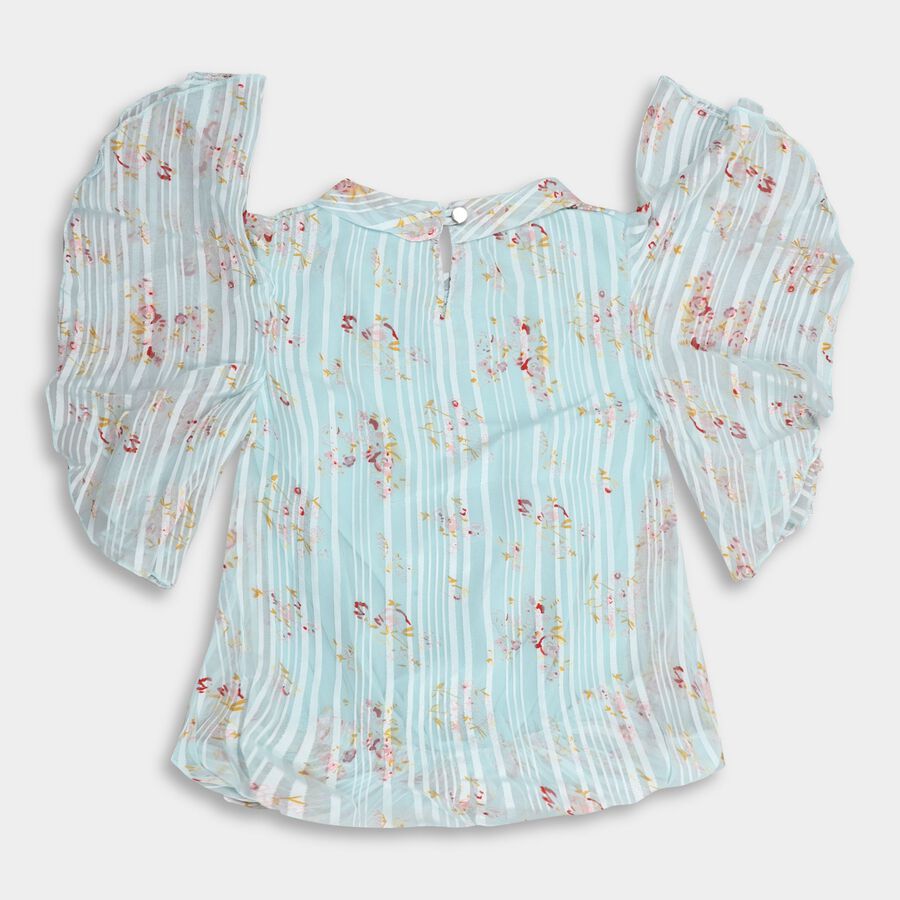 Girls' T-Shirt, एक्वा, large image number null