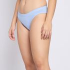 Ladies'100% Cotton Panty, Light Blue, small image number null