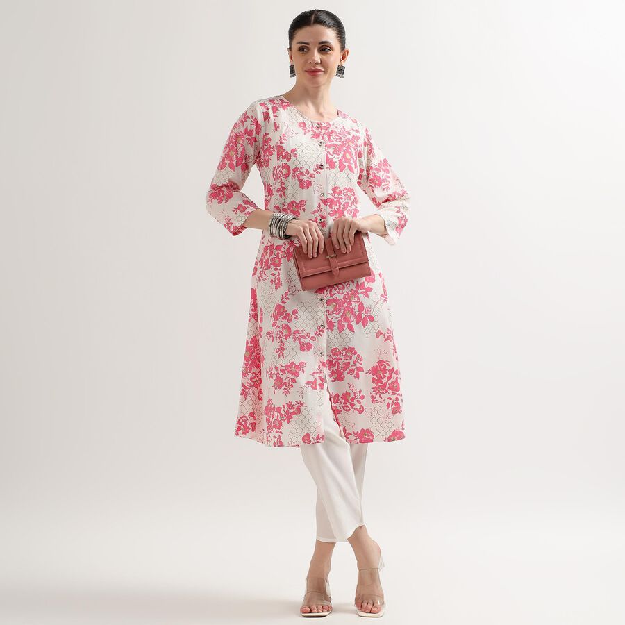 Ladies' Ethnic Set, Off White, large