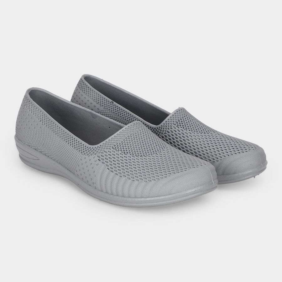 Women's Grey Slip-On Casual Shoes, Grey, large