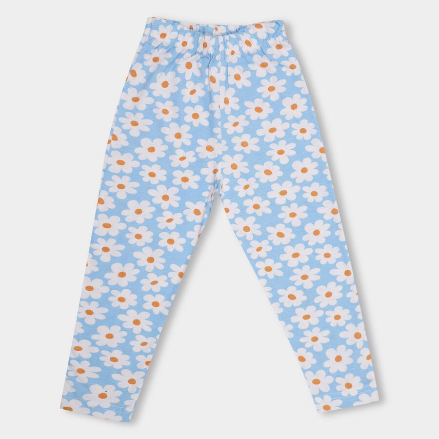 Girls' Pyjama , हल्का नीला, large image number null