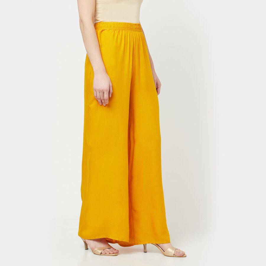 Solid Palazzo, Mustard, large image number null